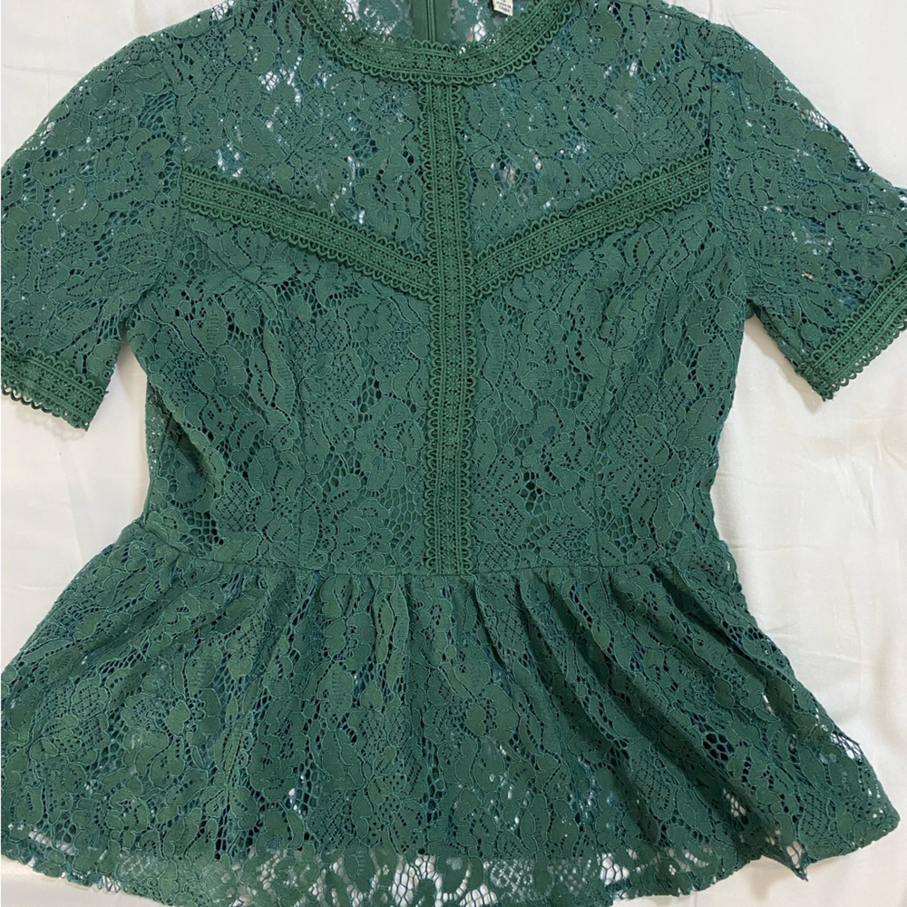 Lace Peplum top